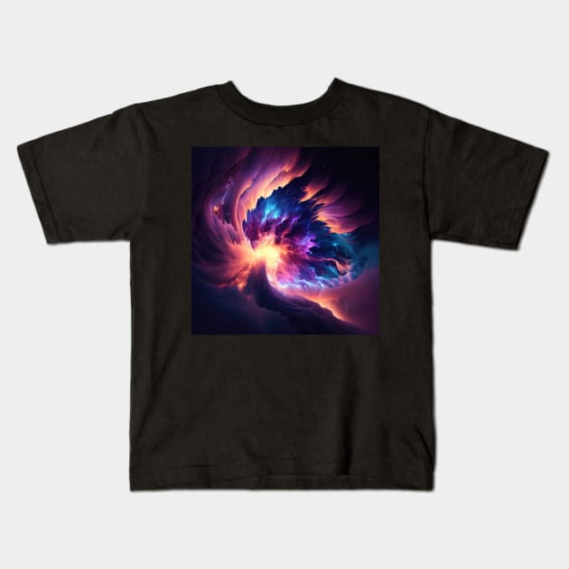 Cosmic Cloud Kids T-Shirt by FattoAMano